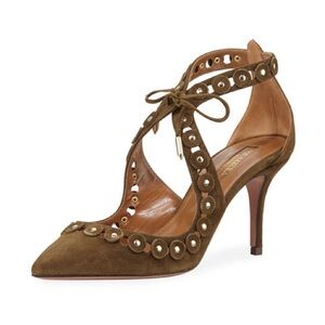 Aquazzura beige shoes